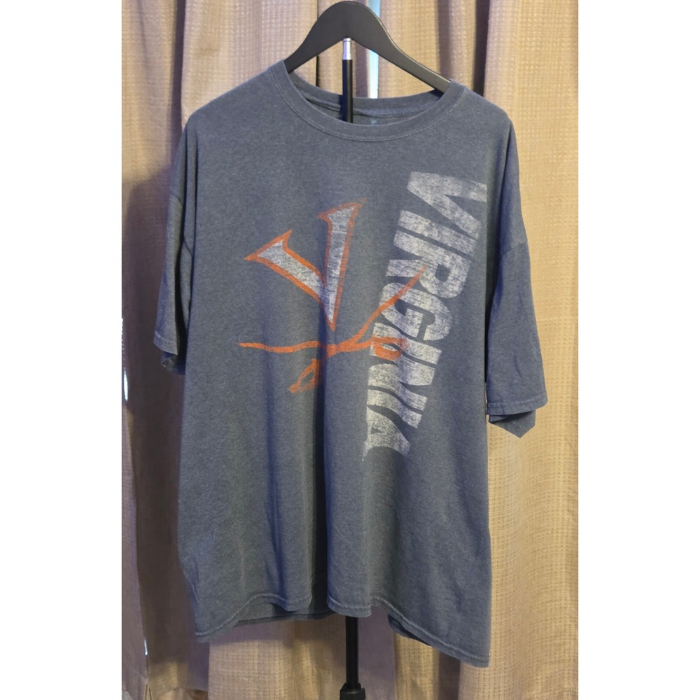 Pressbox Virginia Cavaliers Graphic T-Shirt Men's Size‎ 2X Gray